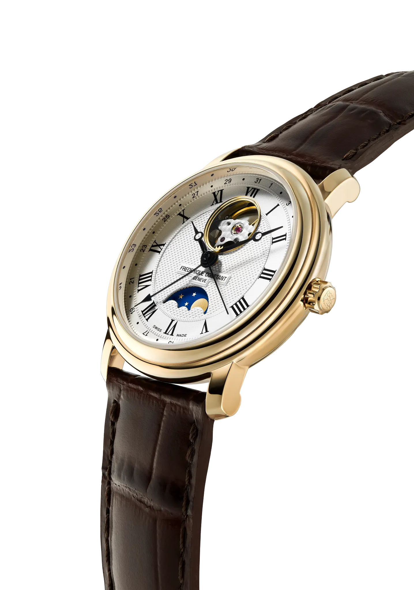 Classics Heart Beat Moonphase Date Watch FC-335MC4P5 | Frederique